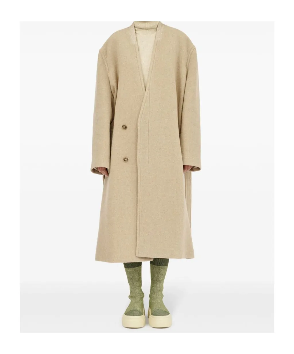 Mm6 Maison Margiela Belted Long Coat