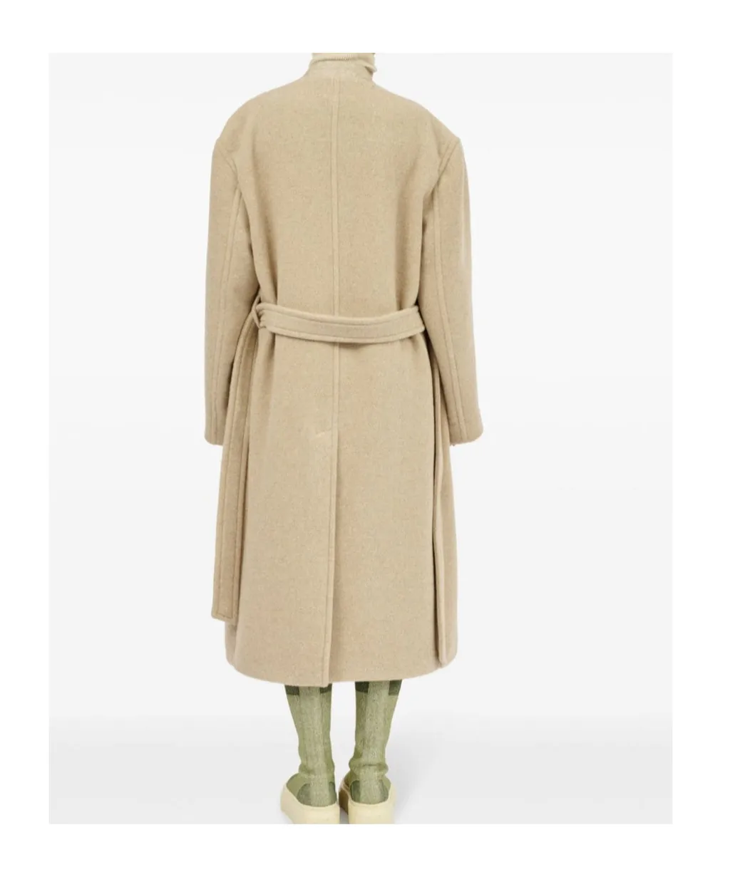 Mm6 Maison Margiela Belted Long Coat