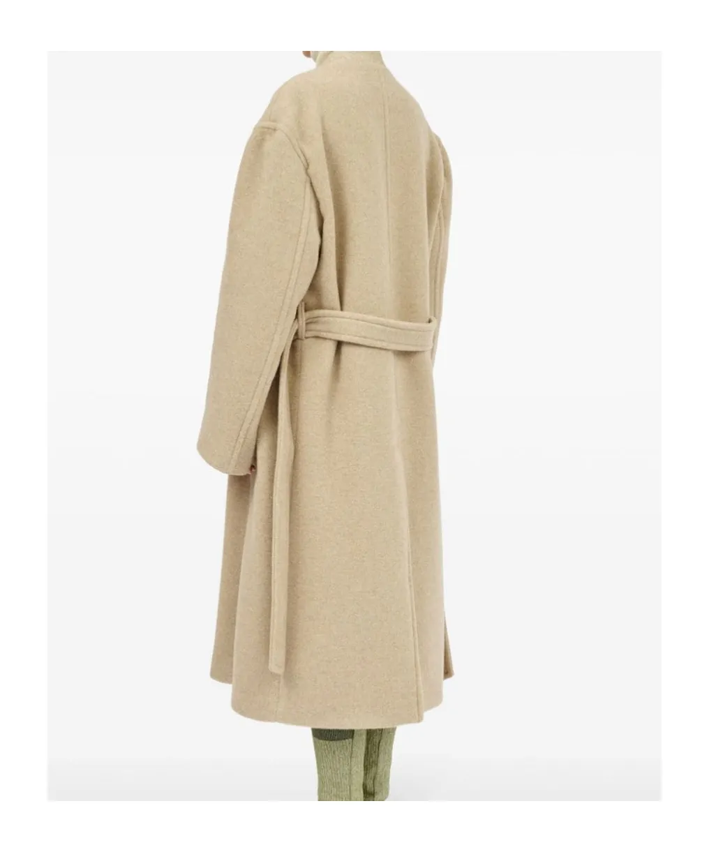 Mm6 Maison Margiela Belted Long Coat
