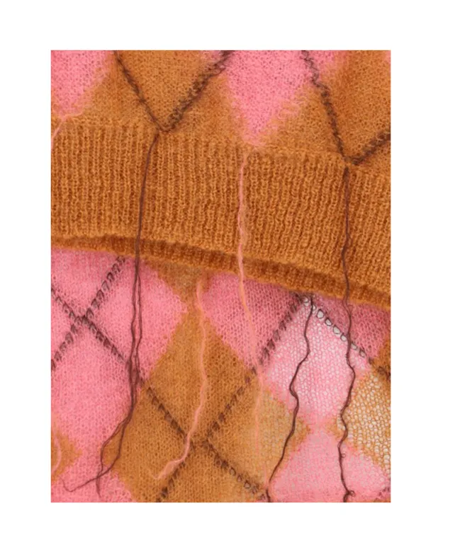 Marni Geometric Patterned Knitted Vest
