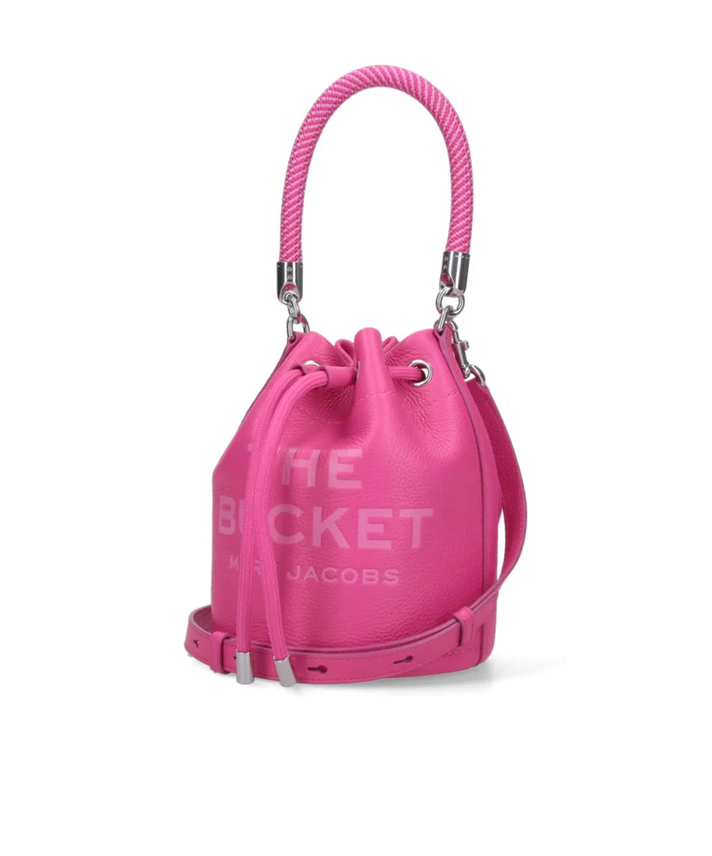 Marc Jacobs Logo Embossed Bucket Bag