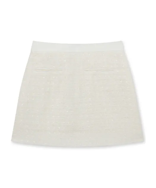 Casablanca Tweed Mini Skirt