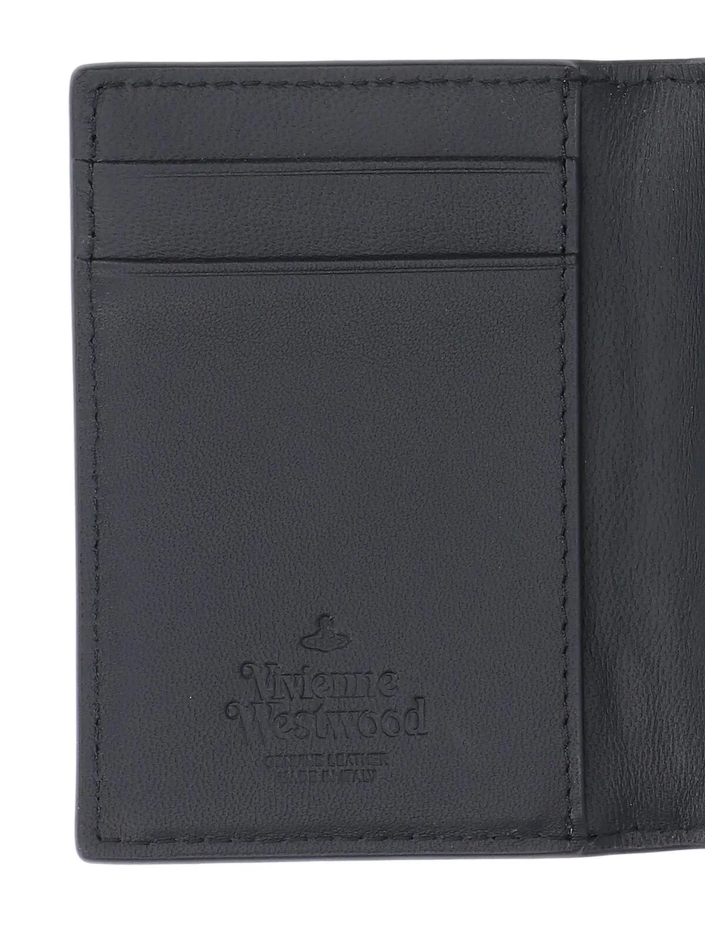 Vivienne Westwood Orb Plaque Quilted Bi-Fold Wallet