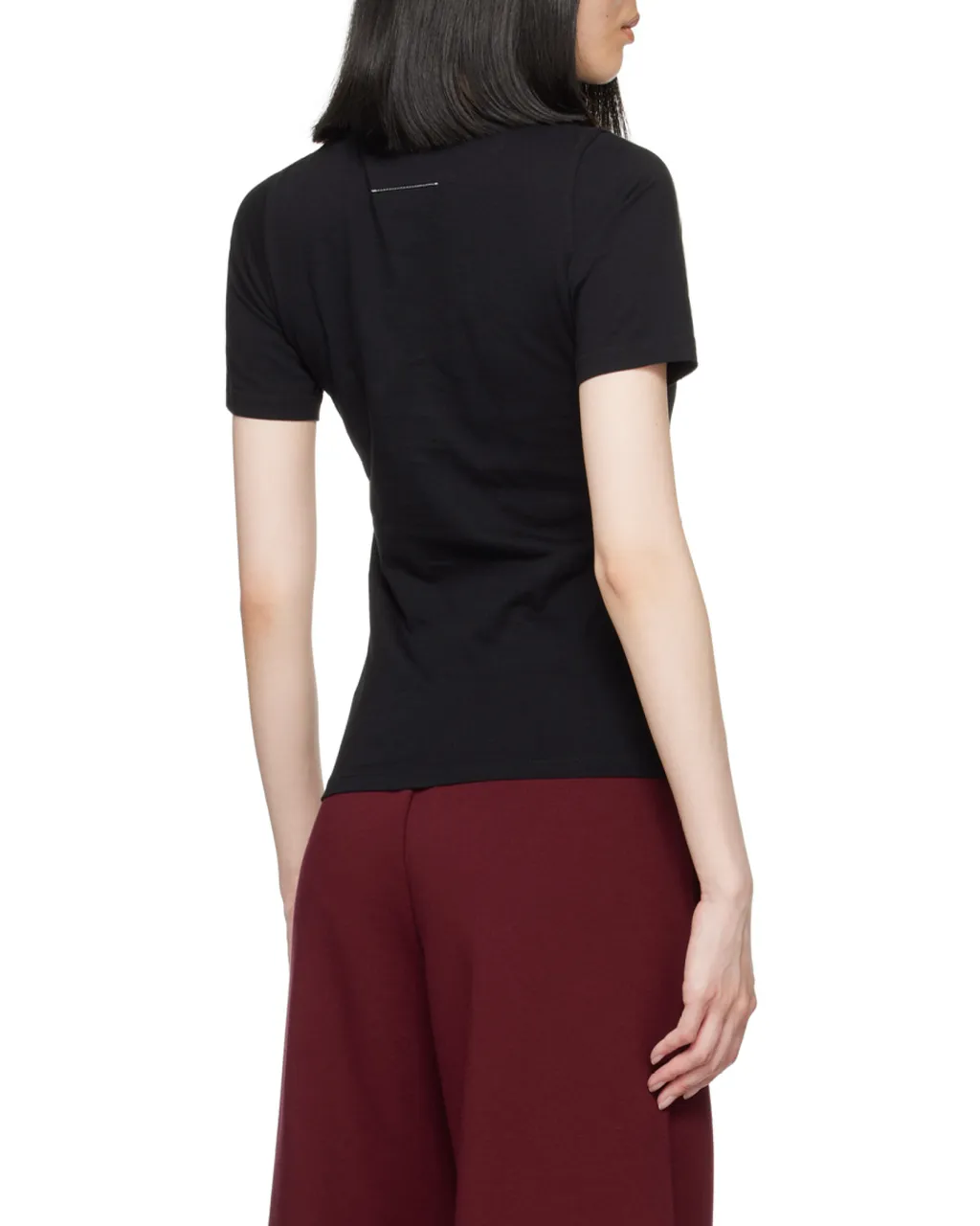 Mm6 Maison Margiela Logo Printed Crewneck T-Shirt