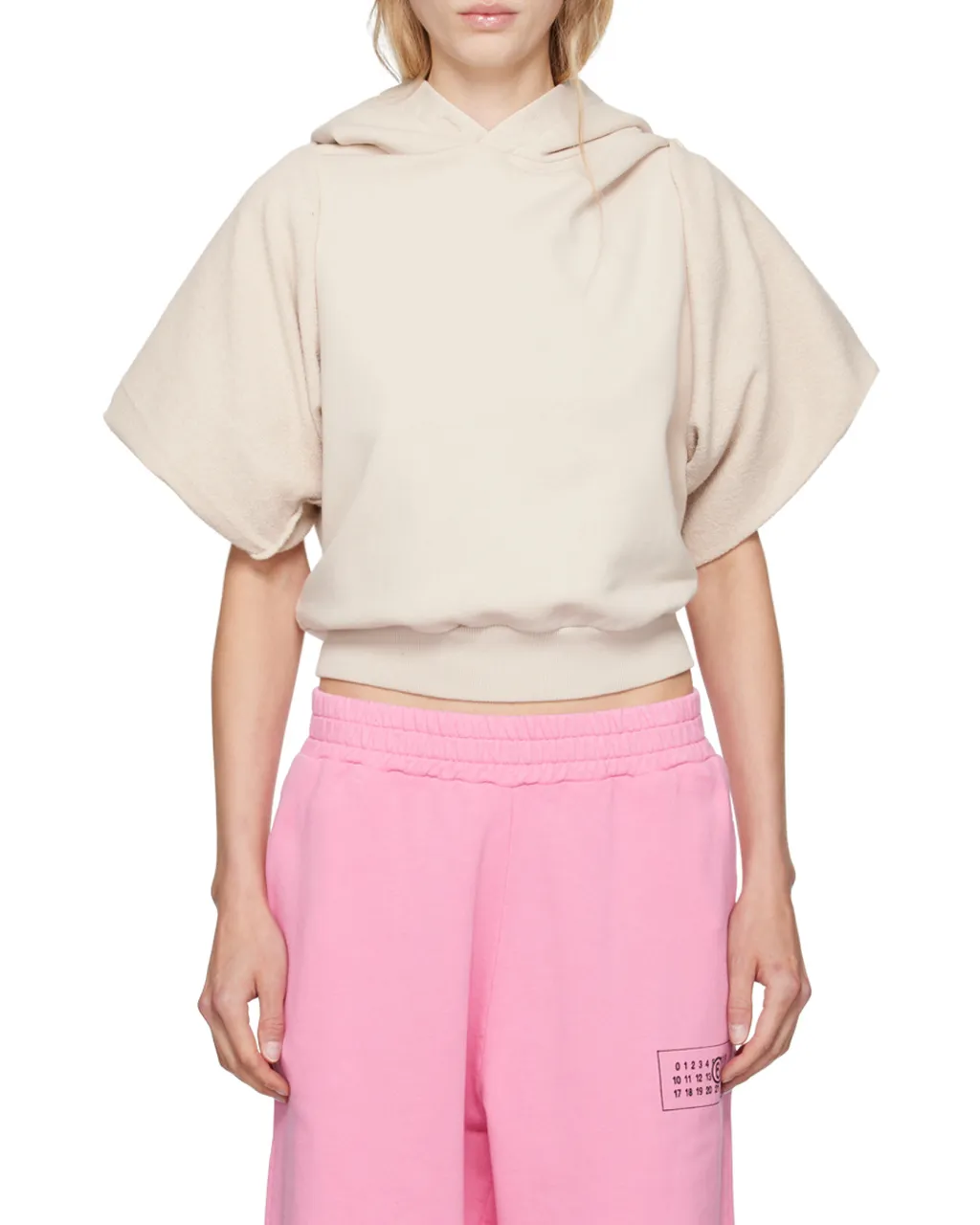 Drop-Shoulder Hooded Sweatshirt