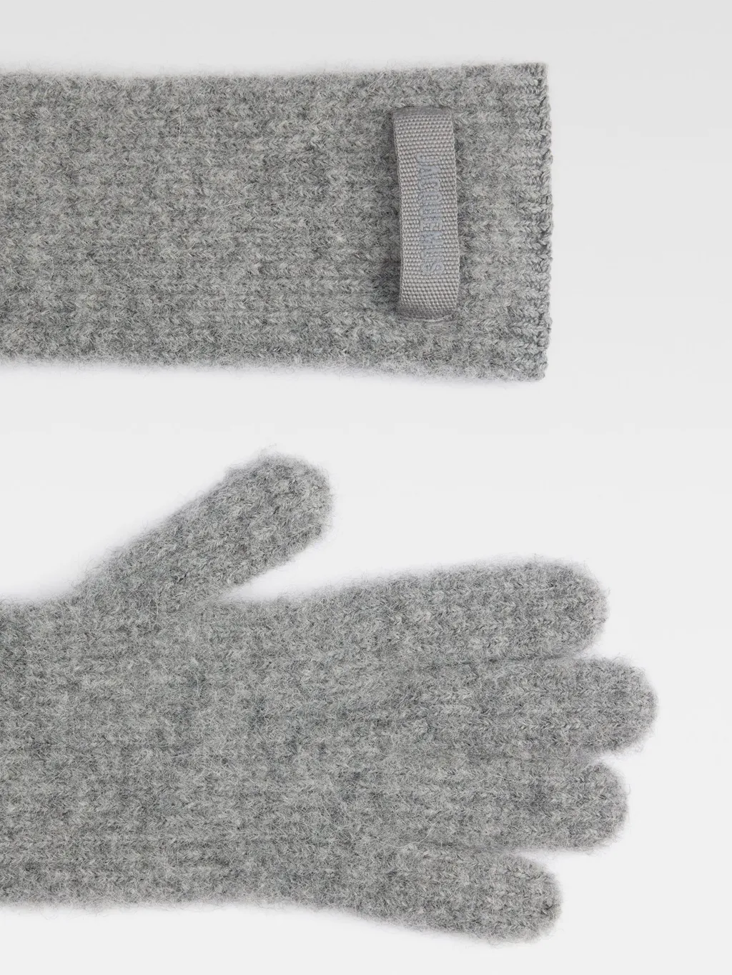 Jacquemus Logo Patch Ribbed Gloves