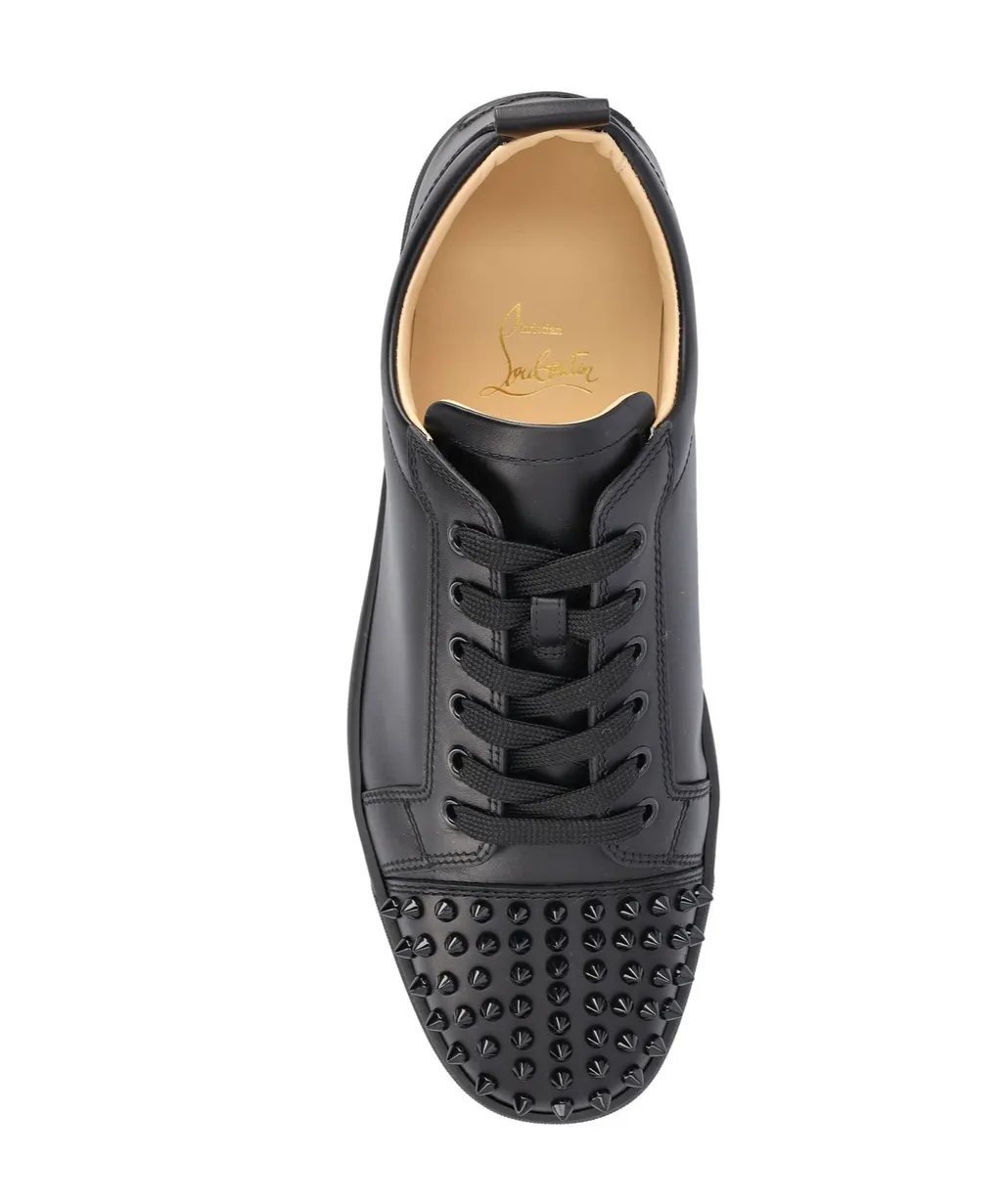 Christian Louboutin Stud Detailed Lace-Up Sneakers