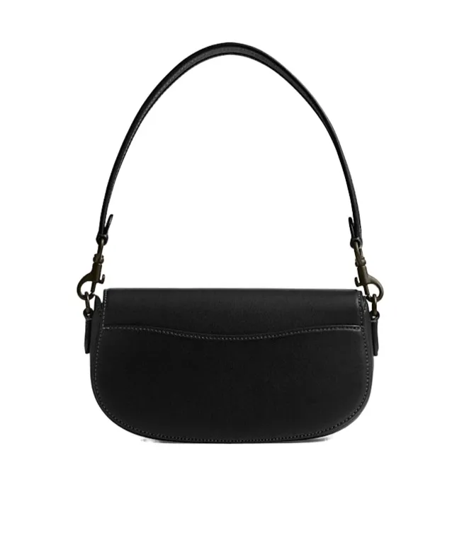 Coach Emmy Logo Plaque Saddle Bag