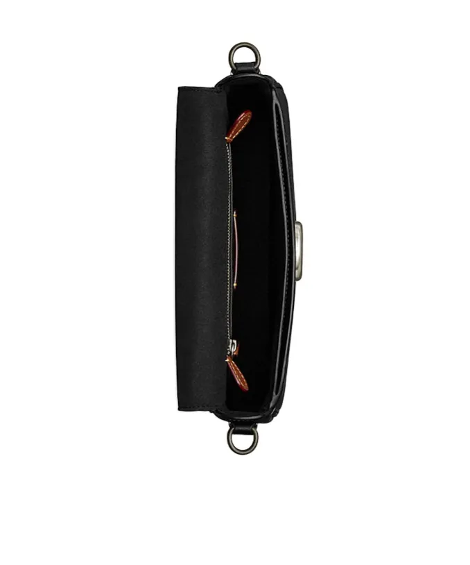 Coach Emmy Logo Plaque Saddle Bag
