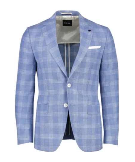 Checked Suit Coat
