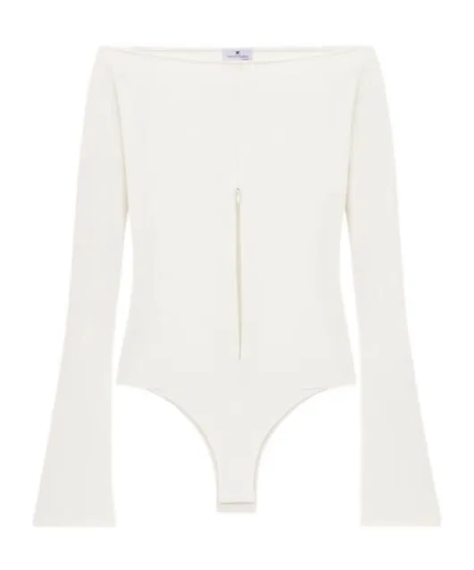 Off-Shoulder Zipped Bodysuit
