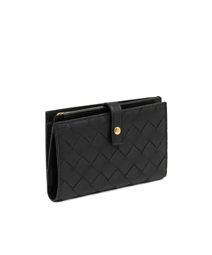 Woven Buckle Wallet