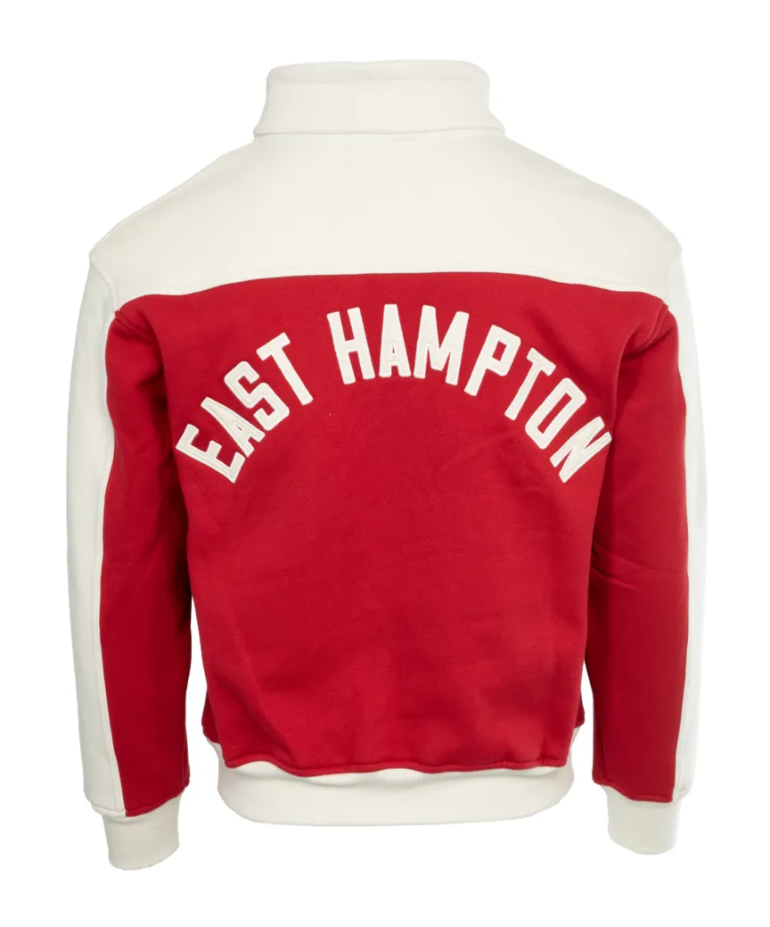 Contrast Varsity Cotton Sweatshirt