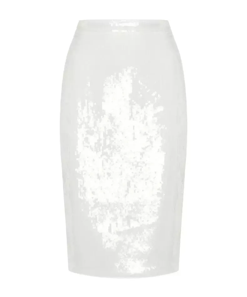 Kl Sequined Midi Skirt