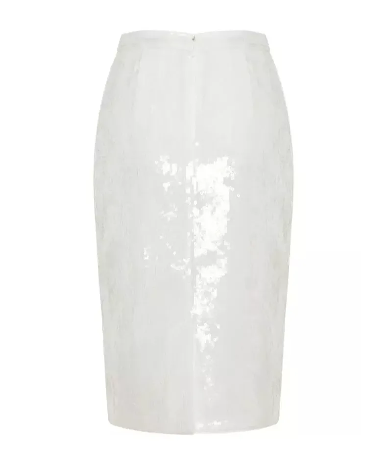 Kl Sequined Midi Skirt