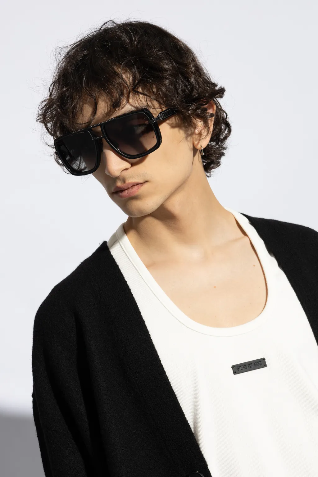 Balmain Eyewear Soldier Square Frame Sunglasses
