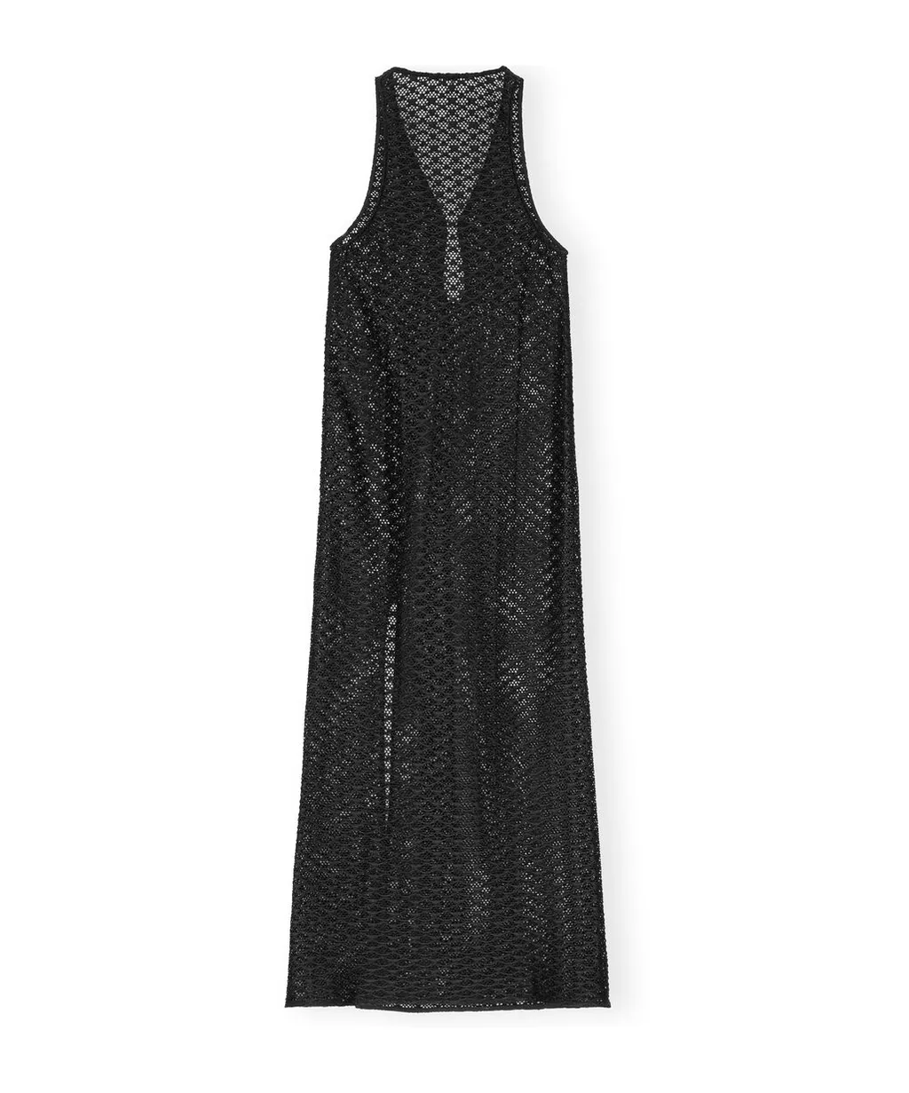 Ganni Openwork Dress