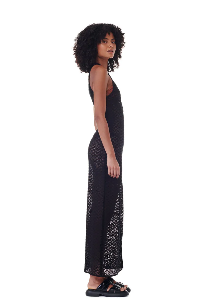Ganni Openwork Dress