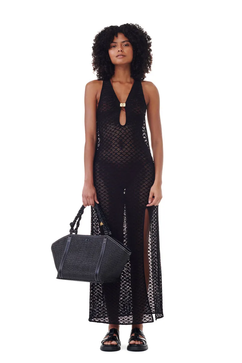 Ganni Openwork Dress