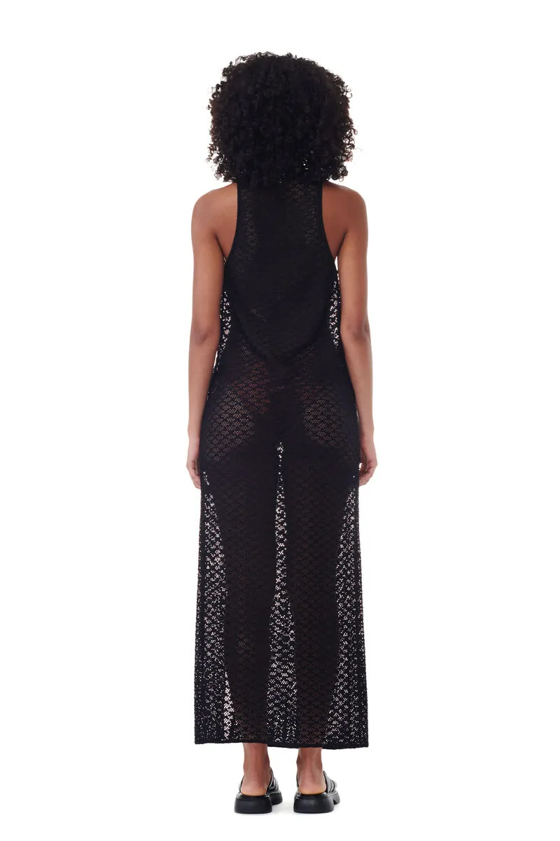 Ganni Openwork Dress