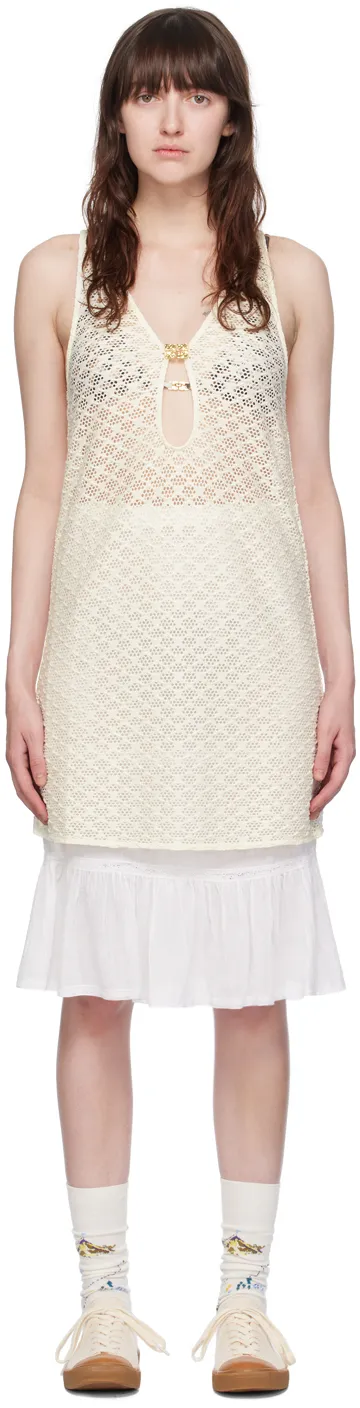 Ganni Openwork Dress