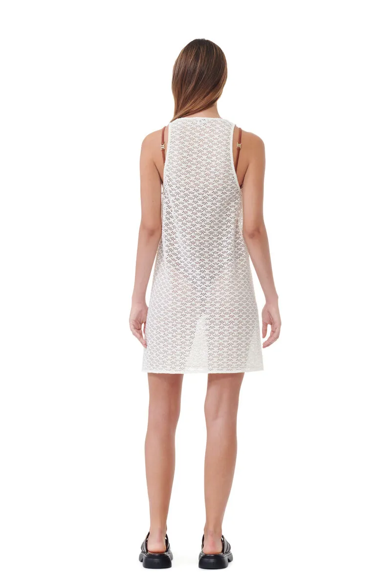 Ganni Openwork Dress