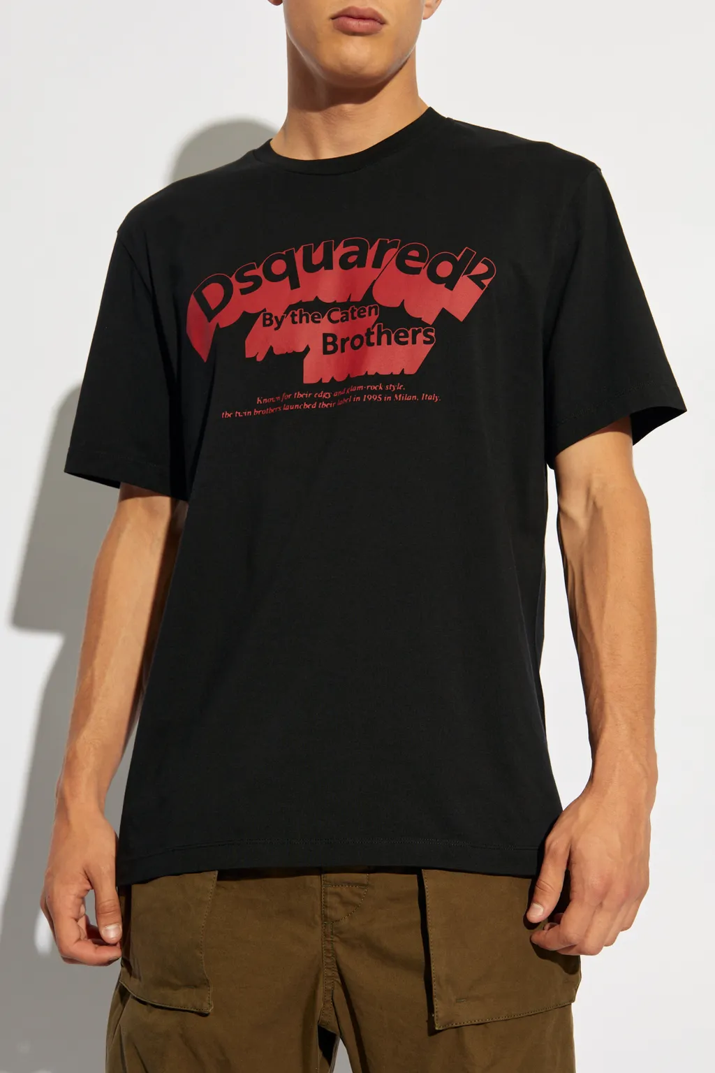 Dsquared2 Logo Printed Crewneck T-Shirt
