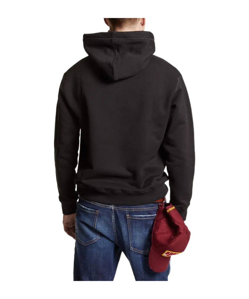 Dsquared2 Logo Printed Drawstring Hoodie