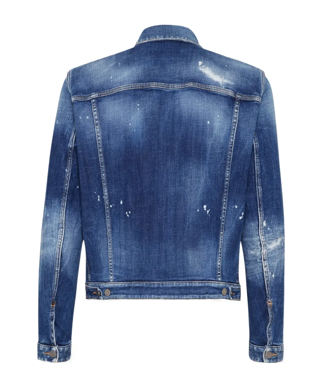 Dsquared2 Distressed Denim Jacket