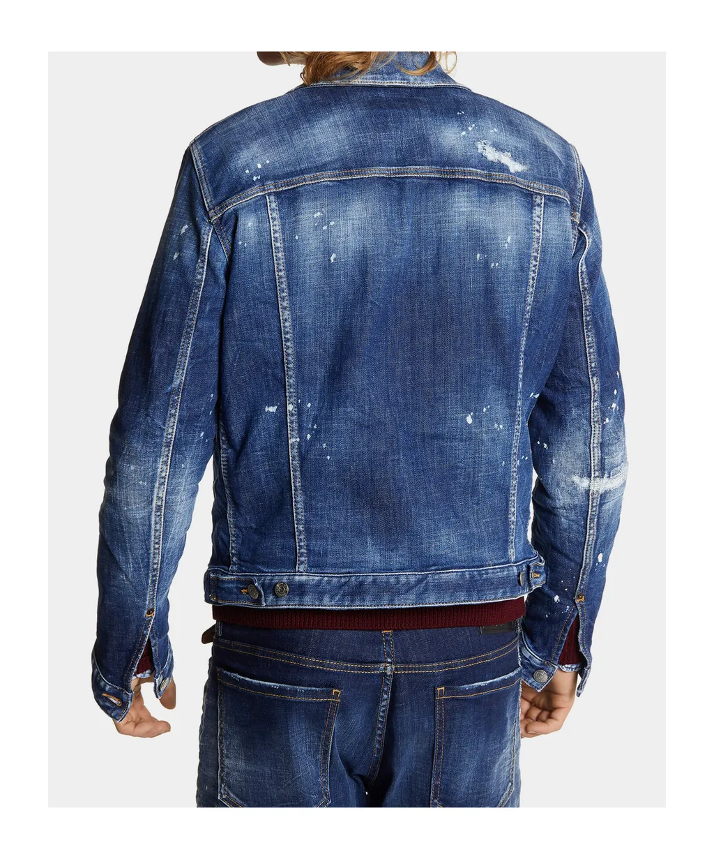 Dsquared2 Distressed Denim Jacket