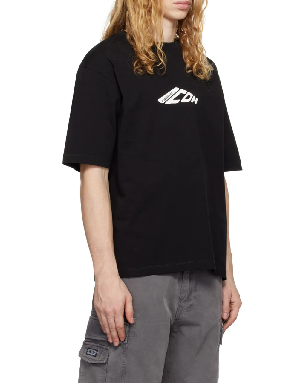 Dsquared2 Icon Logo Printed Crewneck T-Shirt