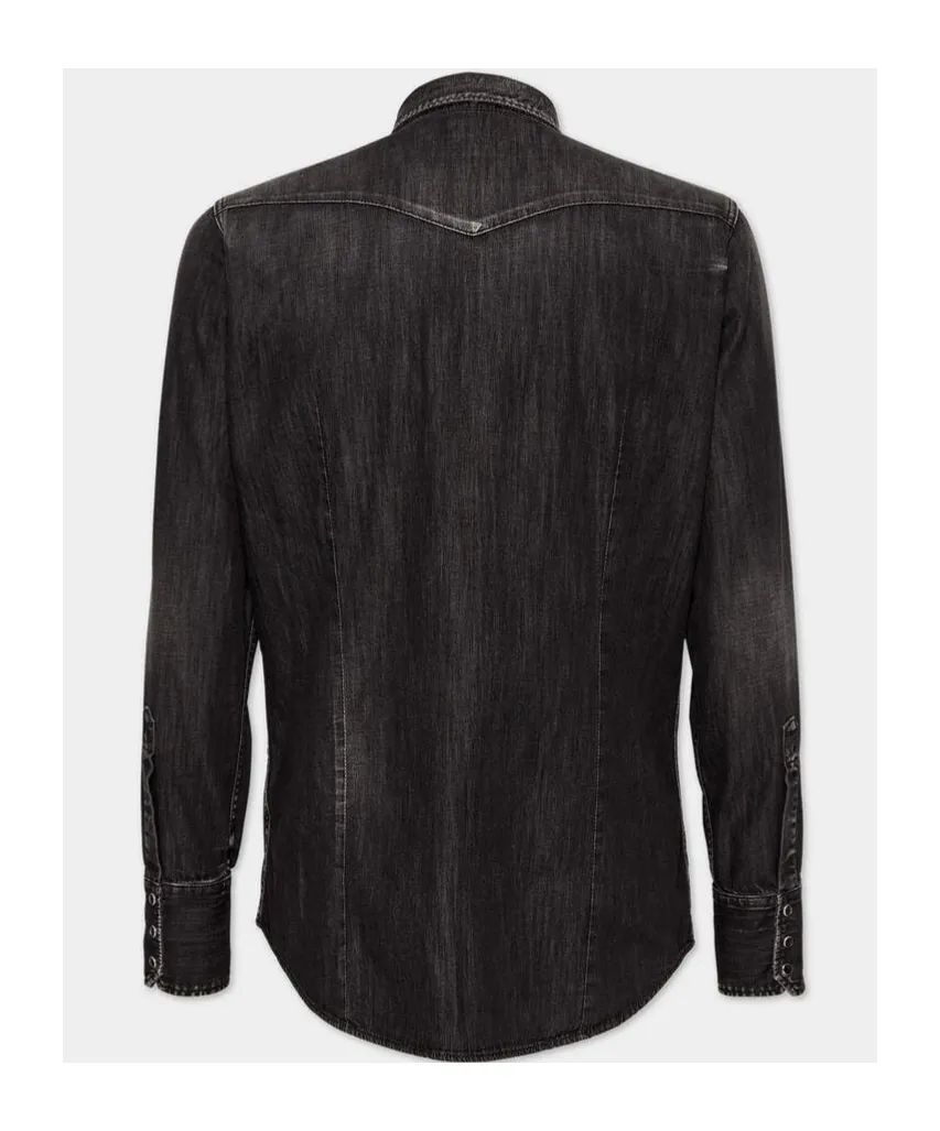 Dsquared2 Distressed Denim Shirt