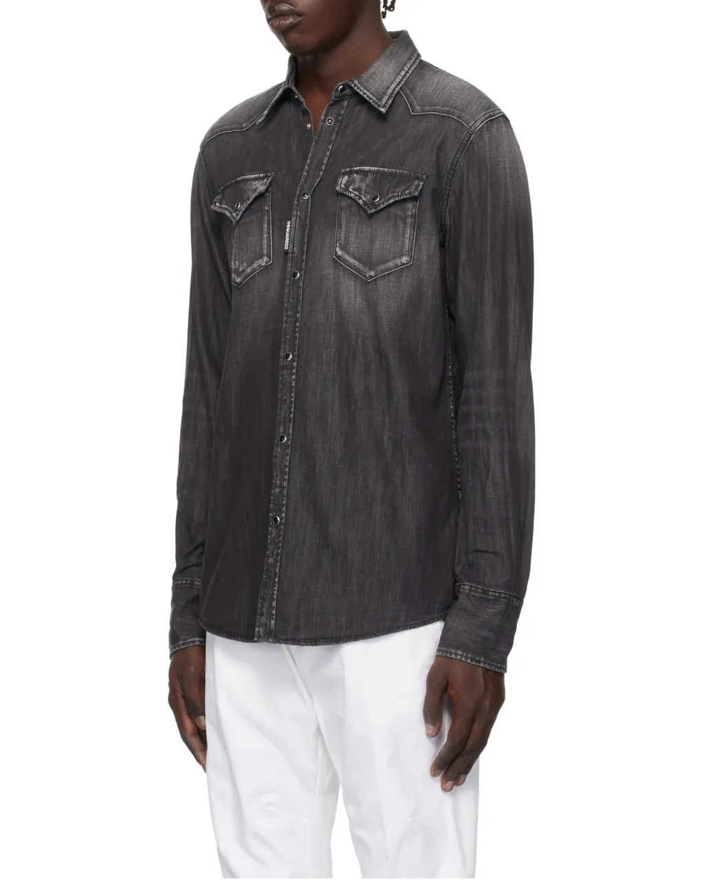 Dsquared2 Distressed Denim Shirt