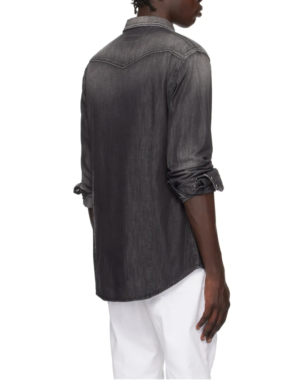 Dsquared2 Distressed Denim Shirt