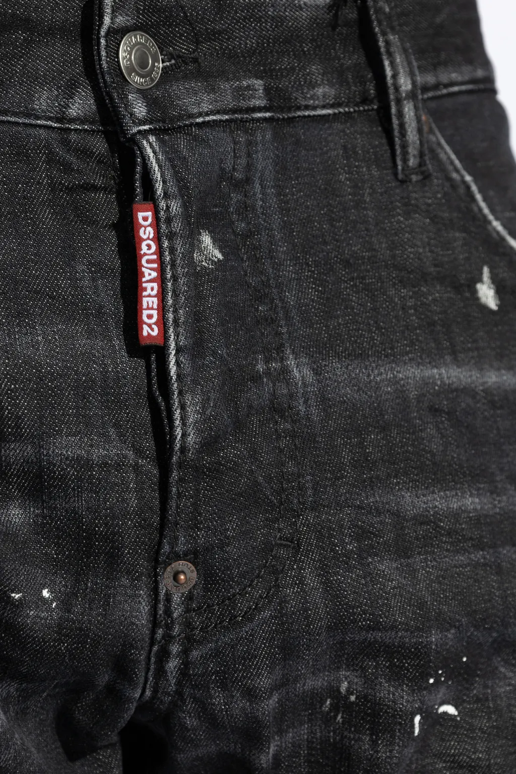 Dsquared2 Straight-Leg Distressed Jeans