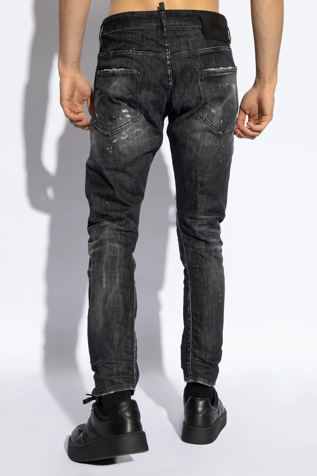 Dsquared2 Straight-Leg Distressed Jeans