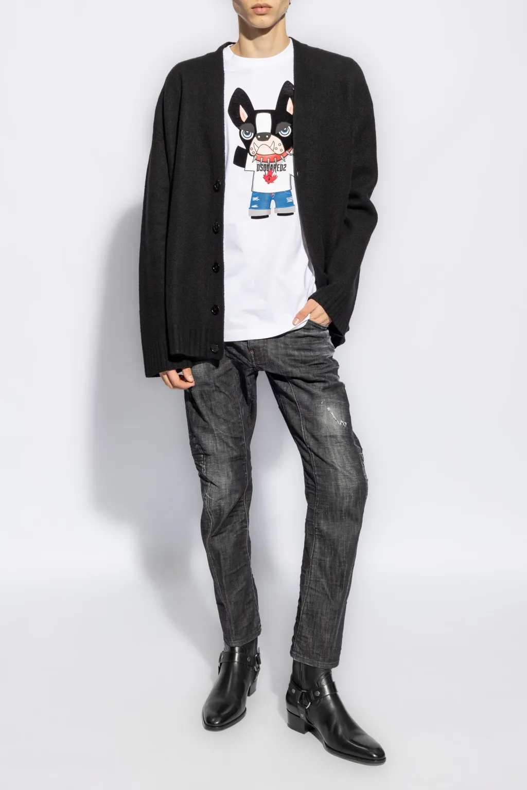Dsquared2 Logo Printed Crewneck T-Shirt