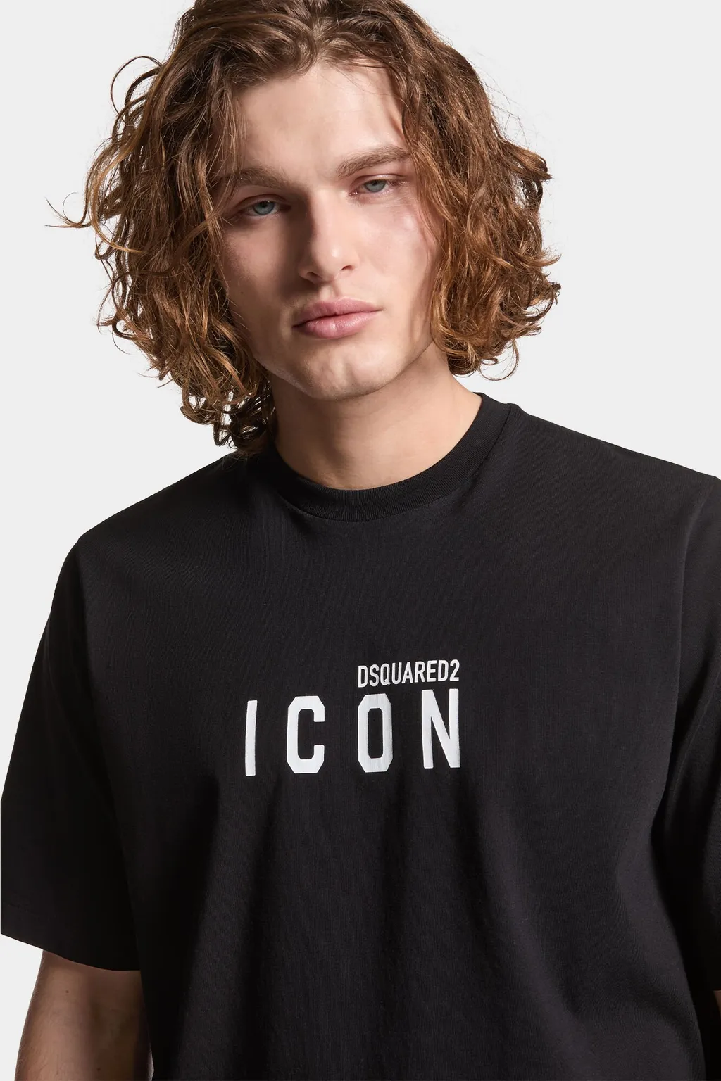 Dsquared2 Icon Logo Printed Crewneck T-Shirt