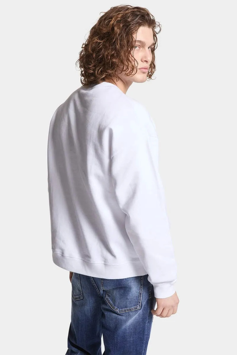 Dsquared2 Icon Logo Printed Crewneck Sweatshirt