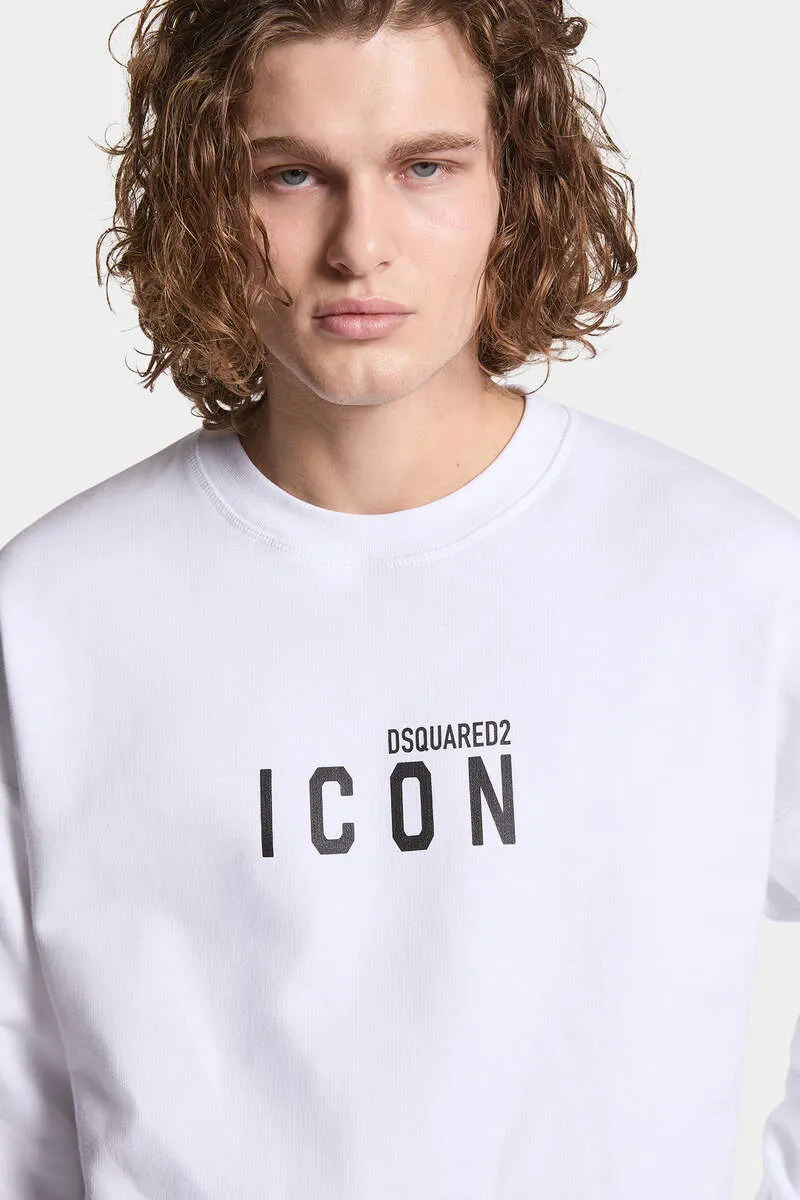 Dsquared2 Icon Logo Printed Crewneck Sweatshirt