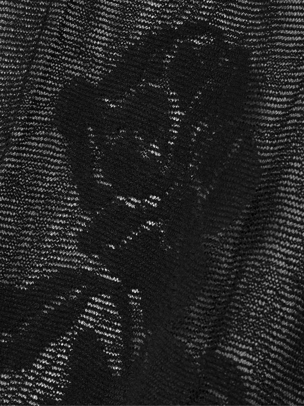 Jacquard Knitted Mesh Dress