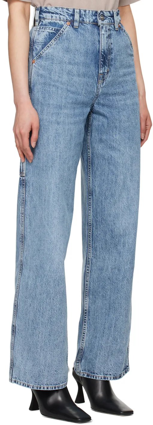 High-Rise Wide-Leg Jeans