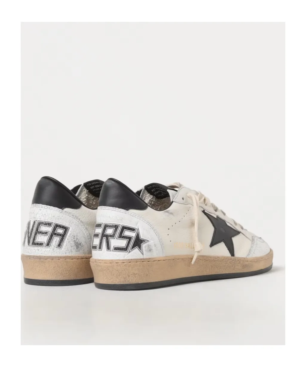 Ball-Star Lace-Up Low-Cut Sneakers