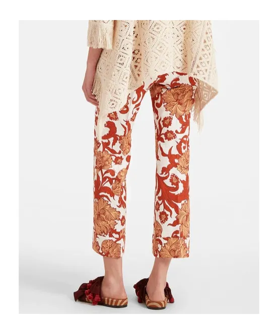 Hendrix Straight-Leg Cropped Trousers