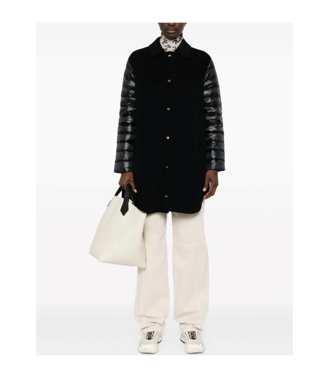 Herno Panelled Straight Hem Puffer Coat