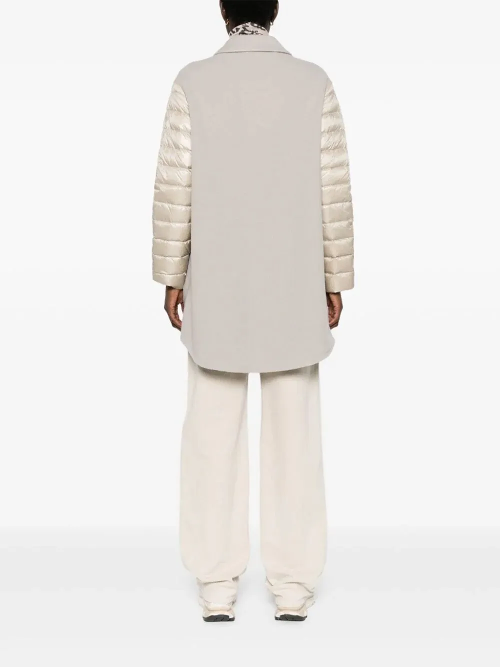Herno Panelled Straight Hem Puffer Coat