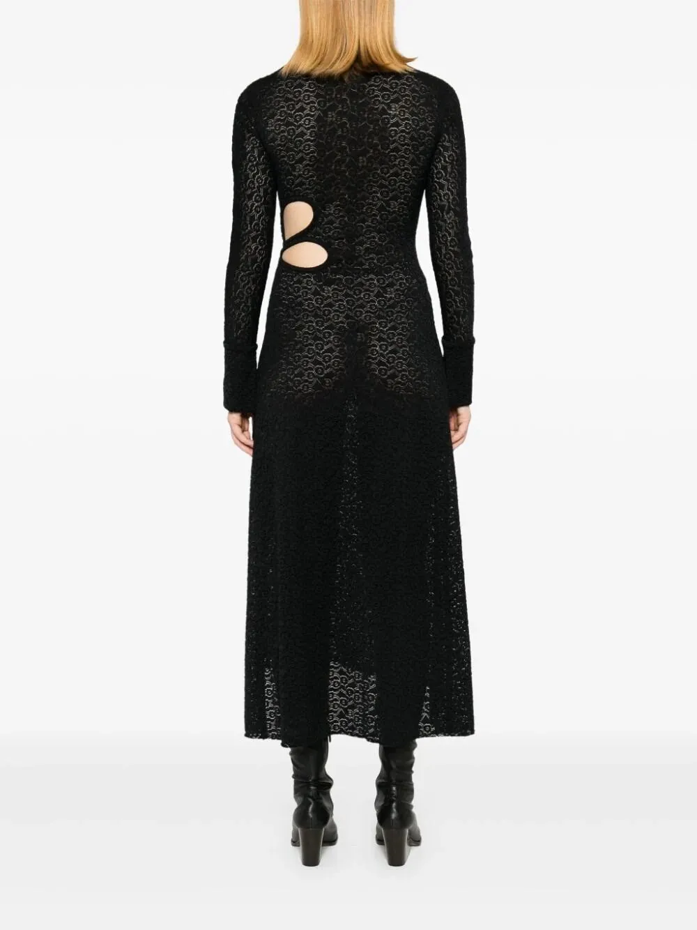 Floral-Embroidery Dress