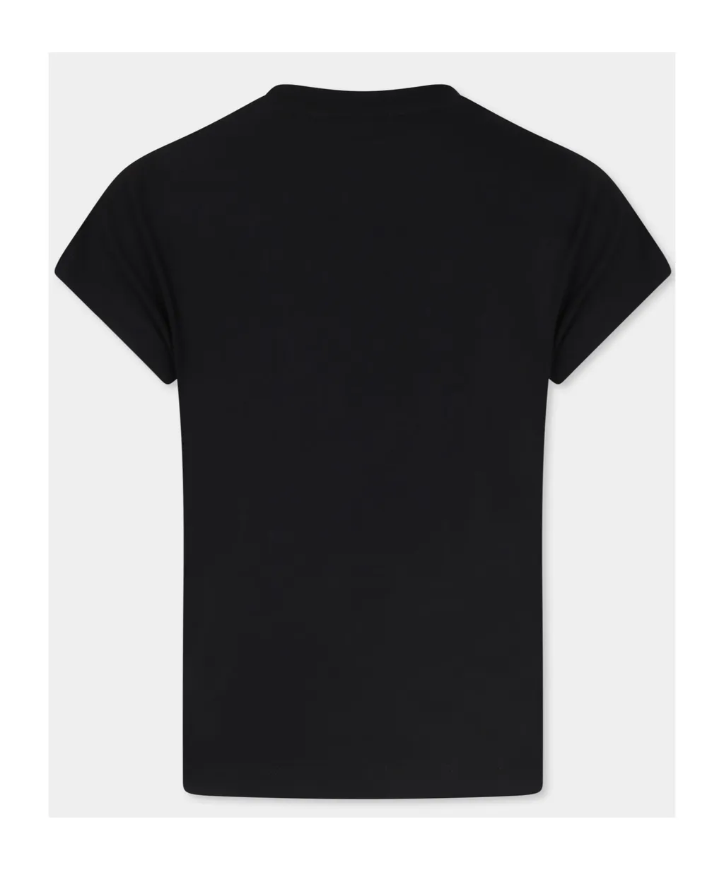 Balmain Kids Logo Printed Crewneck T-Shirt