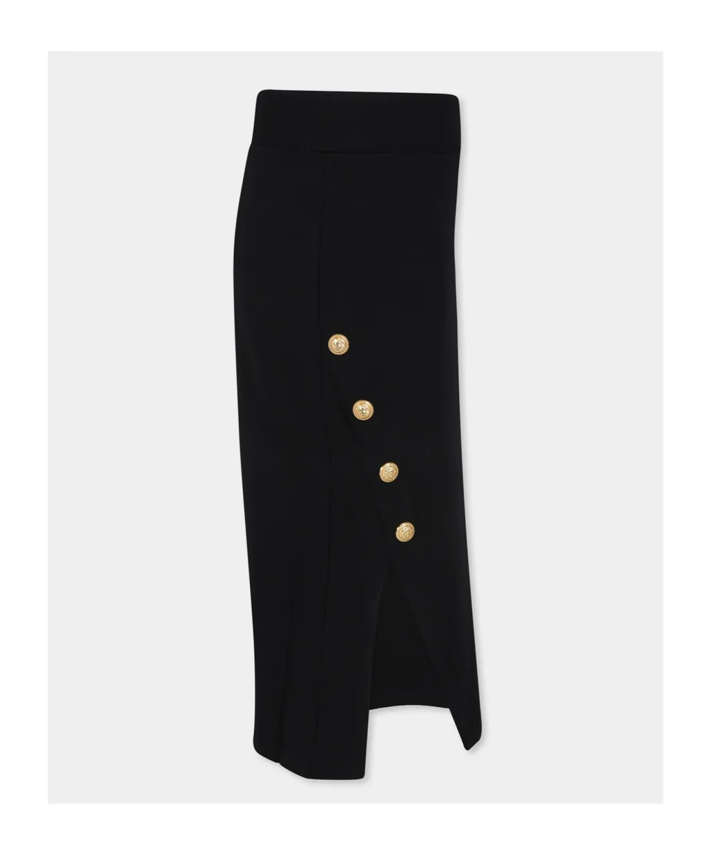 Balmain Kids High-Waisted Maxi Skirt