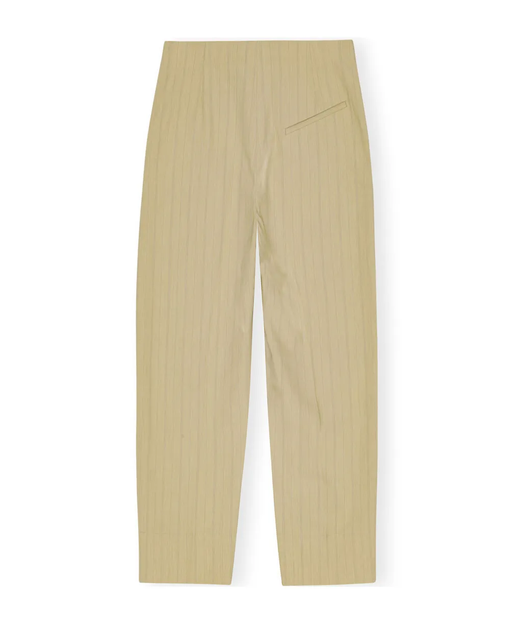 Ganni Striped Pattern Trousers